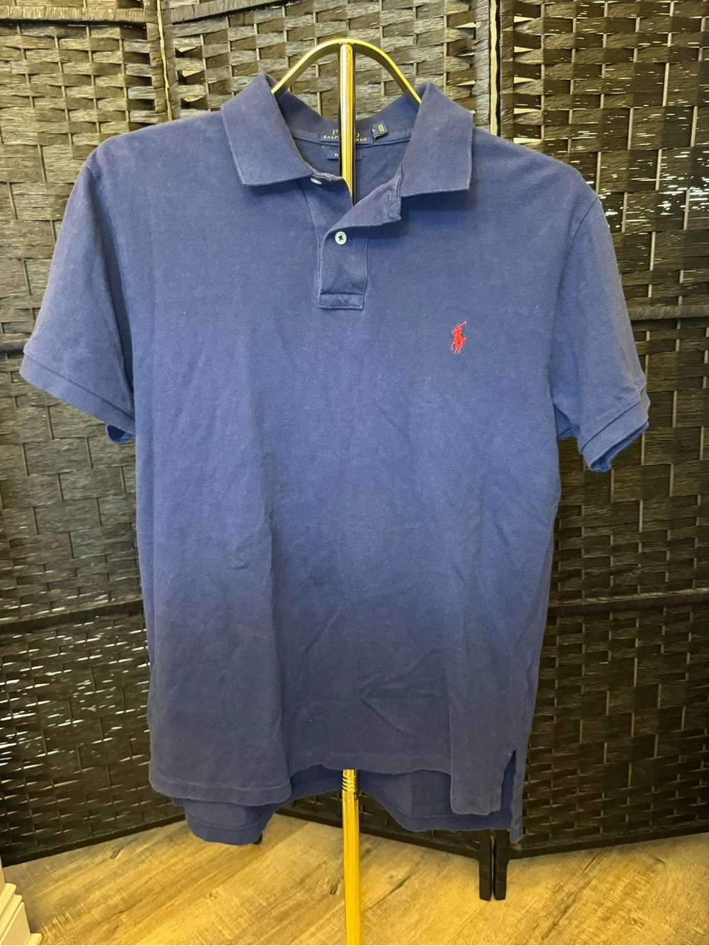 Ralph Lauren Men’s Blue Polo with Red Pony